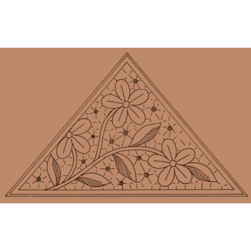 Triangolo con margherite n.107